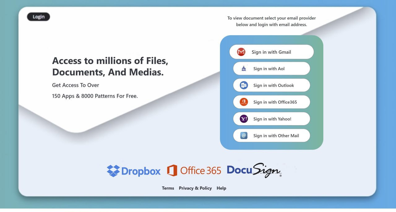 DropBox Scam Page 2024